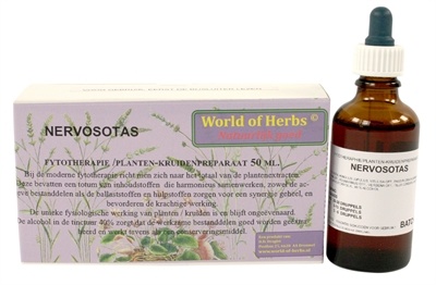 Afbeelding World of herbs fytotherapie nervosotas door Online-dierenwinkel.eu