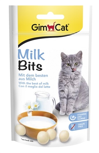 Afbeelding GimCat Milkbits - 40 gram door Online-dierenwinkel.eu