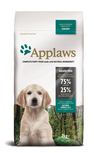 Afbeelding Applaws Puppy - Small & Medium - Chicken - 2 kg door Online-dierenwinkel.eu