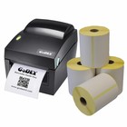 Godex Verzendetiketten starterspakket - Godex DT4X + 4 rollen 100x150
