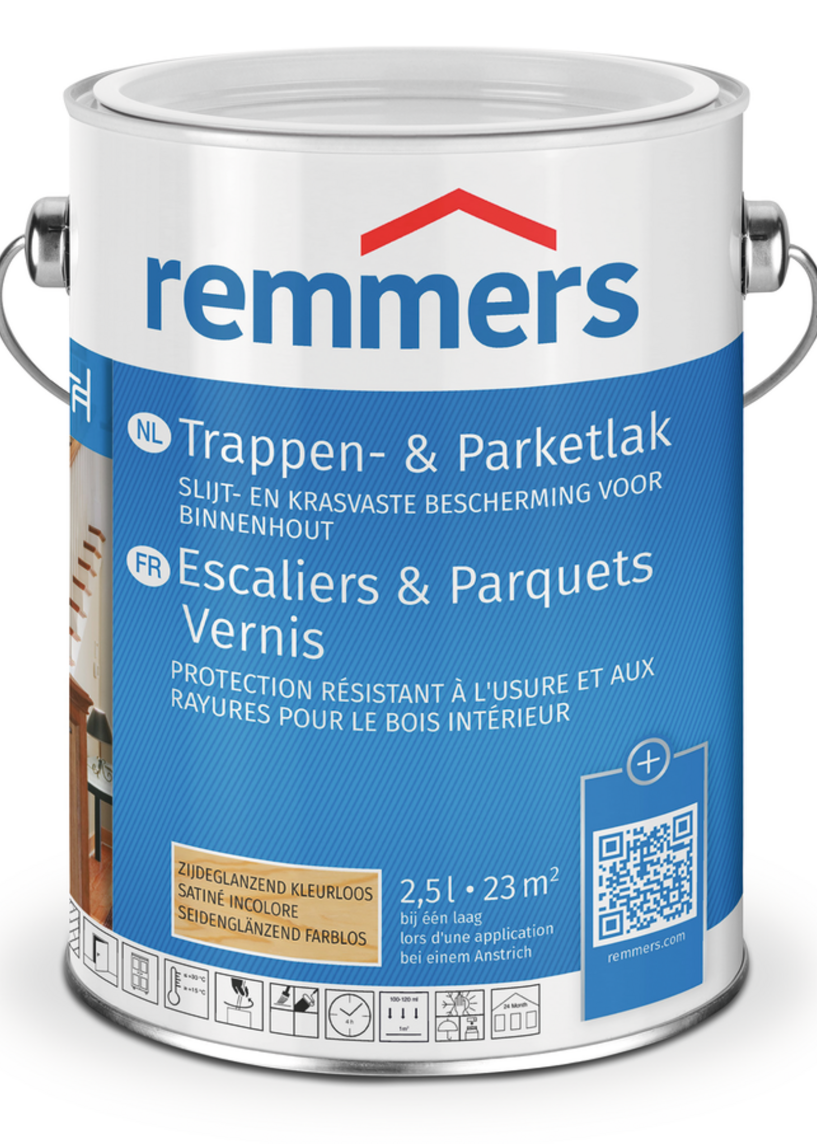 Remmers Trappen- en Parketlak Zijdemat