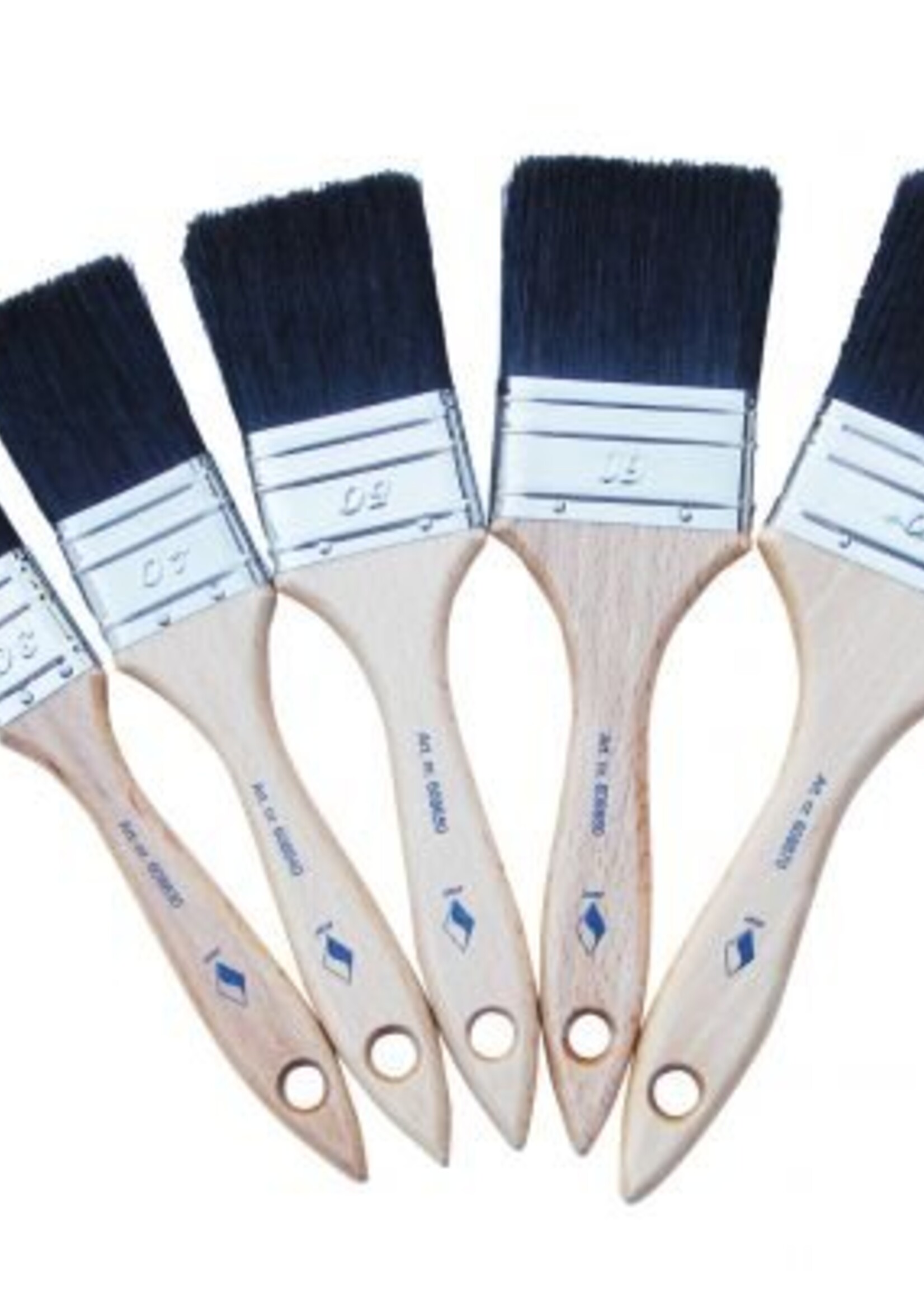 Verhoeven Tools & Safety Platte Kwast Zwart