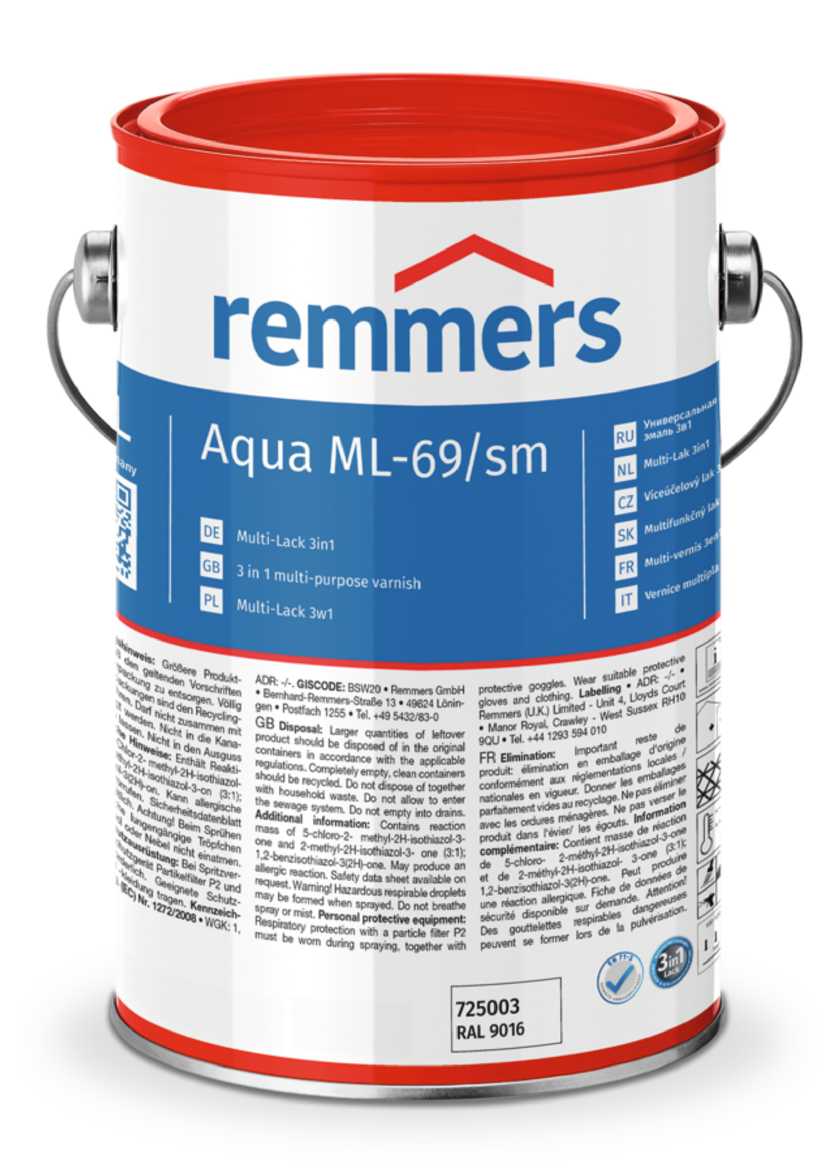 Remmers Aqua ML-69/sm multi-lak 3in1