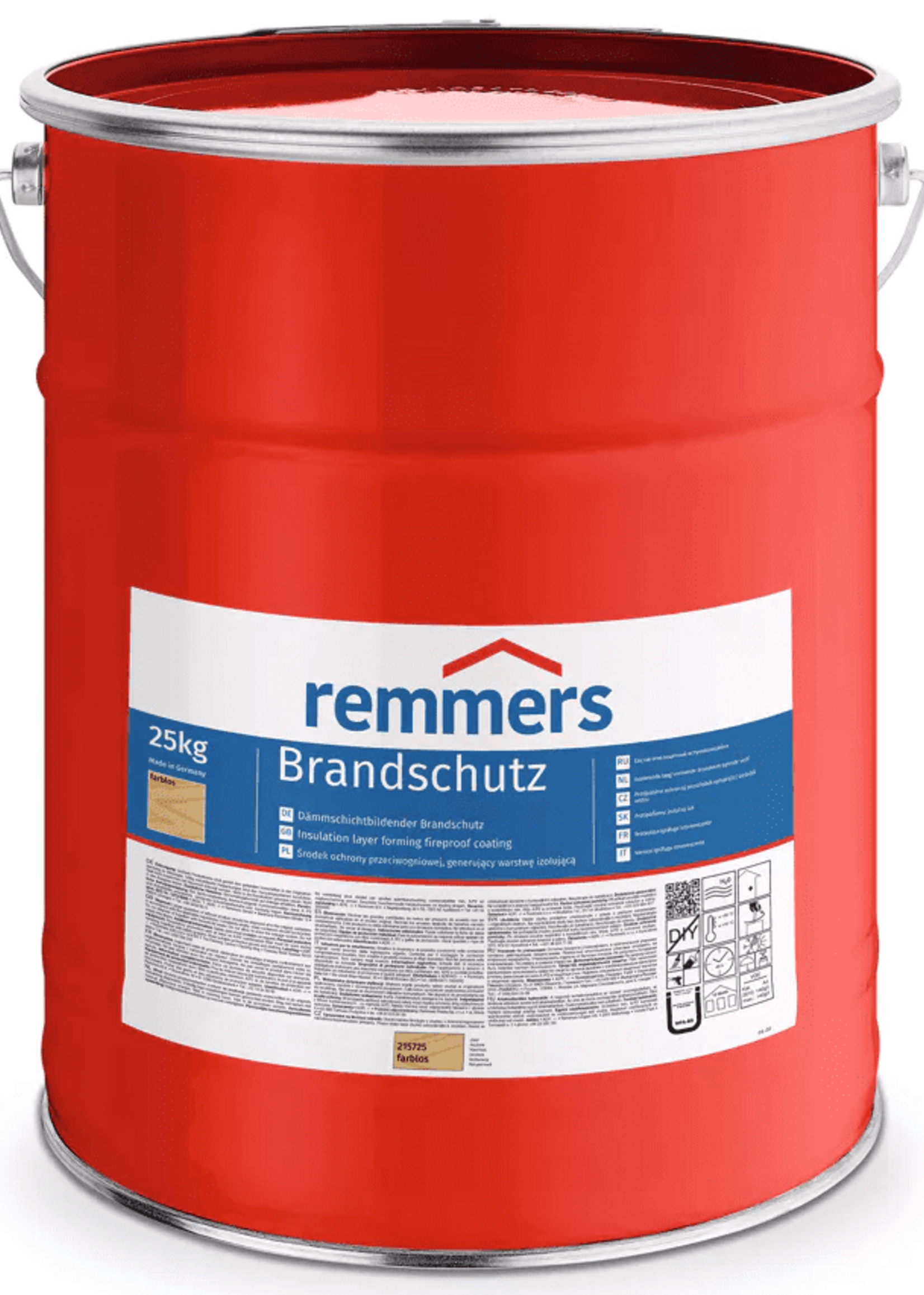 Remmers Brandvertragende verf 25kg kleurloos