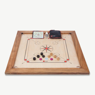 Ubergames Prof. Toernooi Carrom set - Made in India - 11 kg.