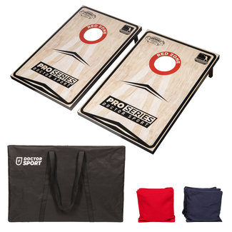 Cornhole Pro Series - 2x Compleet met 8 bean bags en draagtas - 13kg. werkelijk prachtige set van echt hout