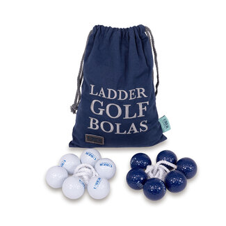 Ubergames Ladder Golf Bolas - Hard - 3 marineblauw en 3 wit