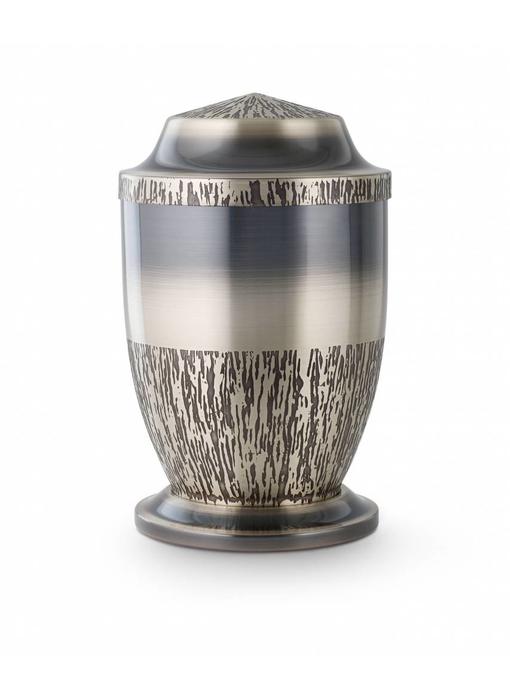 Reliëf urn nikkel look - staal