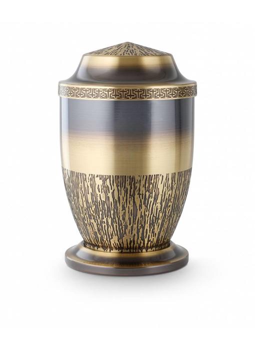 Kruis reliëf urn - Messing