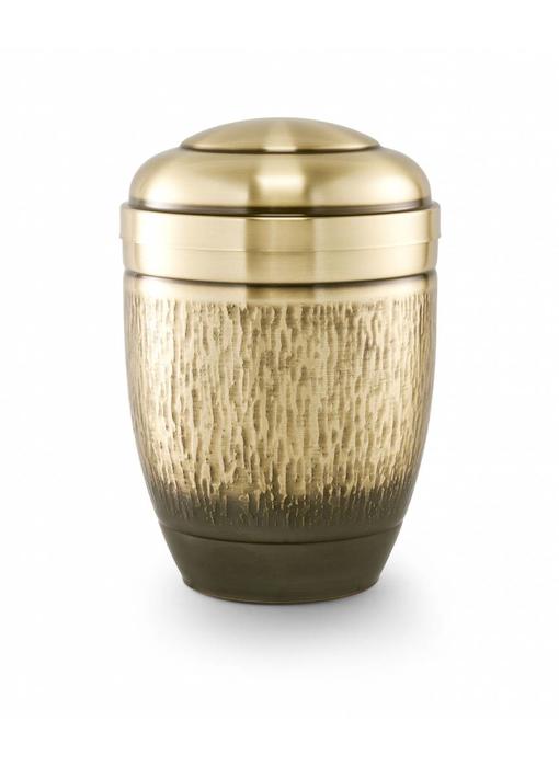 Reliëf urn messing look - Staal