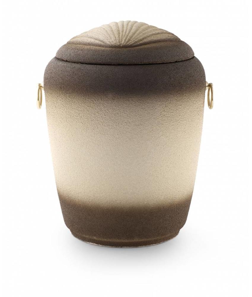 Eco urn met schelpmotief - bio