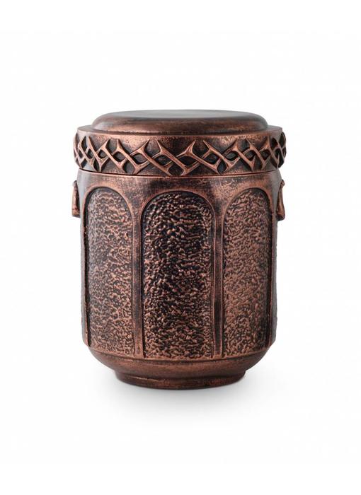 Keramische urn met doornenreliëf - Keramiek