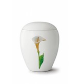 Bianco calla urn - Keramiek