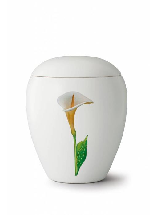 Bianco calla urn - Keramiek