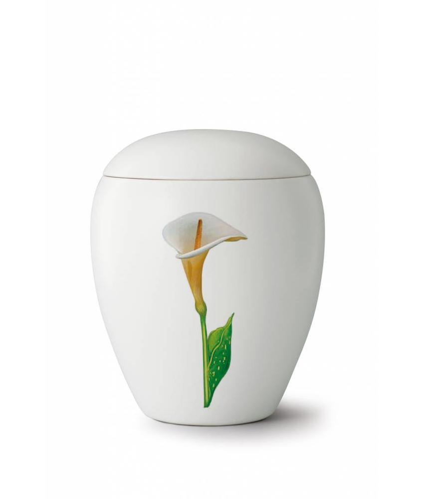 Bianco calla urn - Keramiek