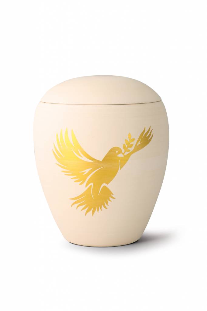  Siena vredesduif urn - Keramiek