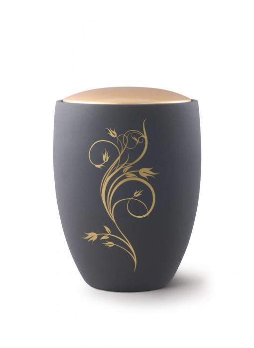 Sevilla flora urn zwart - Keramiek