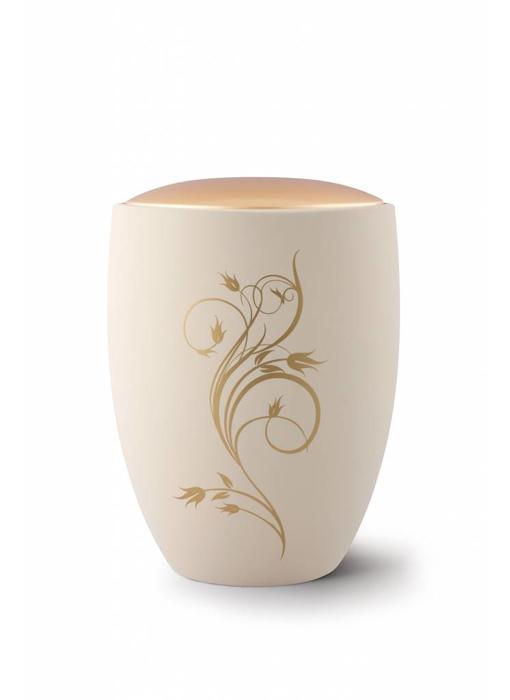 Sevilla flora urn creme - Keramiek
