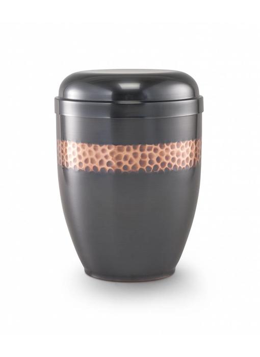 Asbus galvaniseert donker met hamerslag sierring - koper