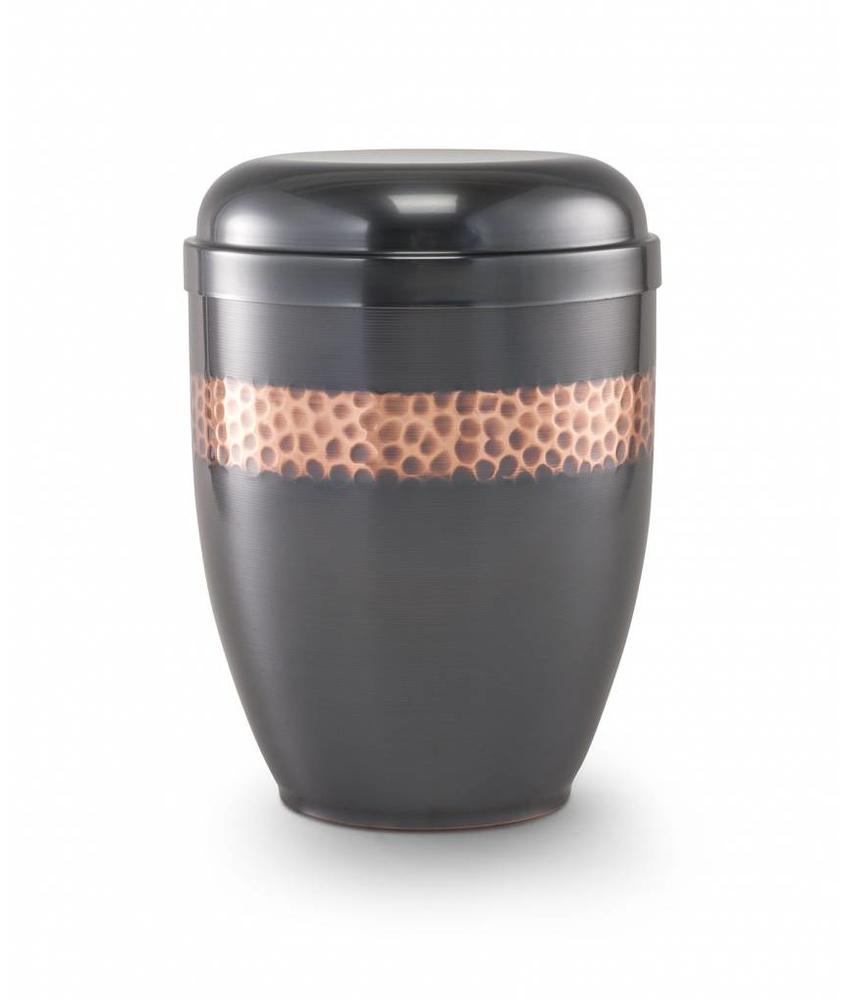 Asbus galvaniseert donker met hamerslag sierring - koper