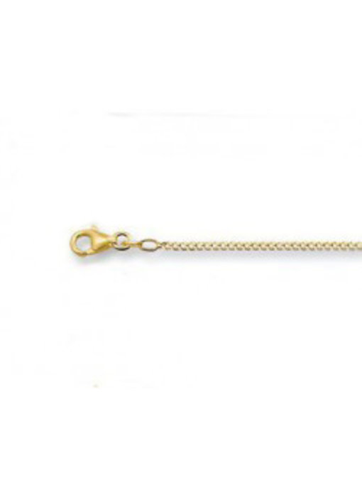 Gourmet halsketting 42 cm -1.8 mm - goud