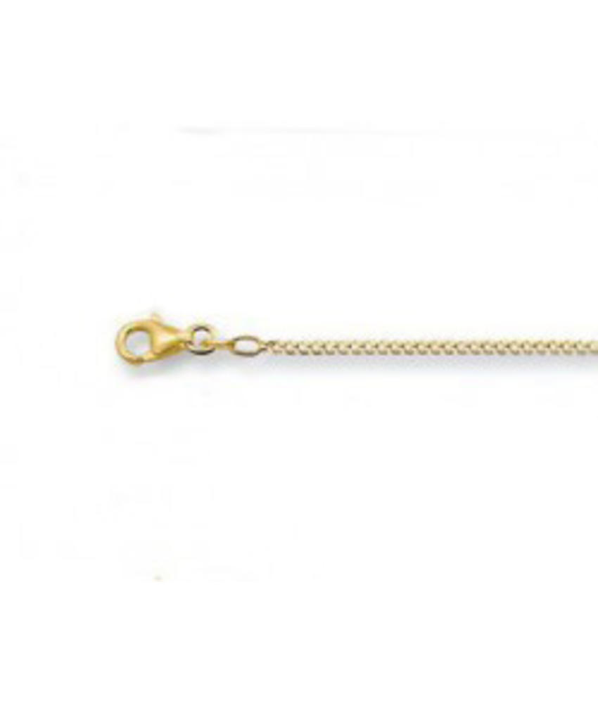 Gourmet halsketting 45 cm -1.8 mm - goud
