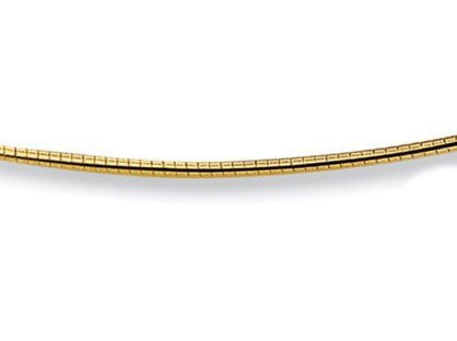  Slangen Halsketting 42 cm - 1.4 mm - goud