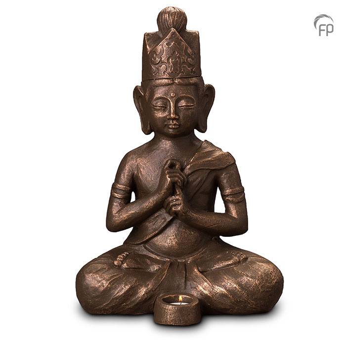  Buddha met kaarsje - keramiek