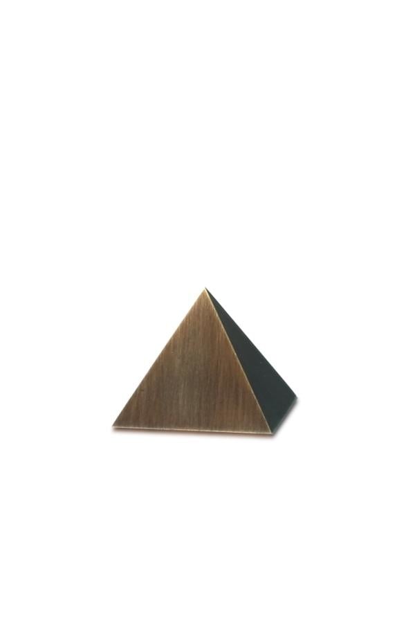  Mini urn piramide  - Messing