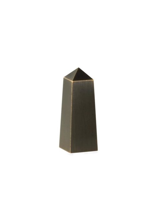 Mini urn gedenknaald  - Messing