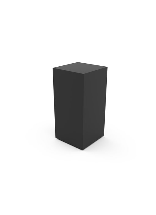 RVS urn paris klein zwart - RVS