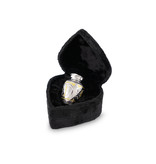 Mini urn zilver en goudkleurig - messing