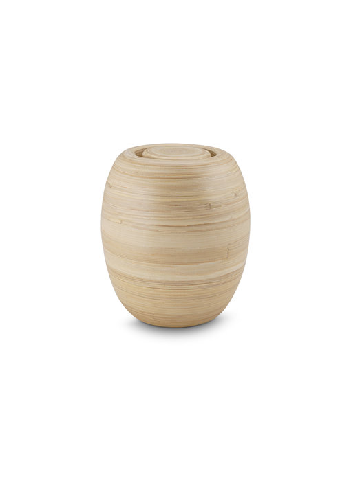 Bakka bamboe urn middel - hout