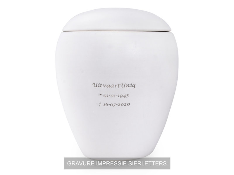 Mini urn sienna marine blauw - keramiek