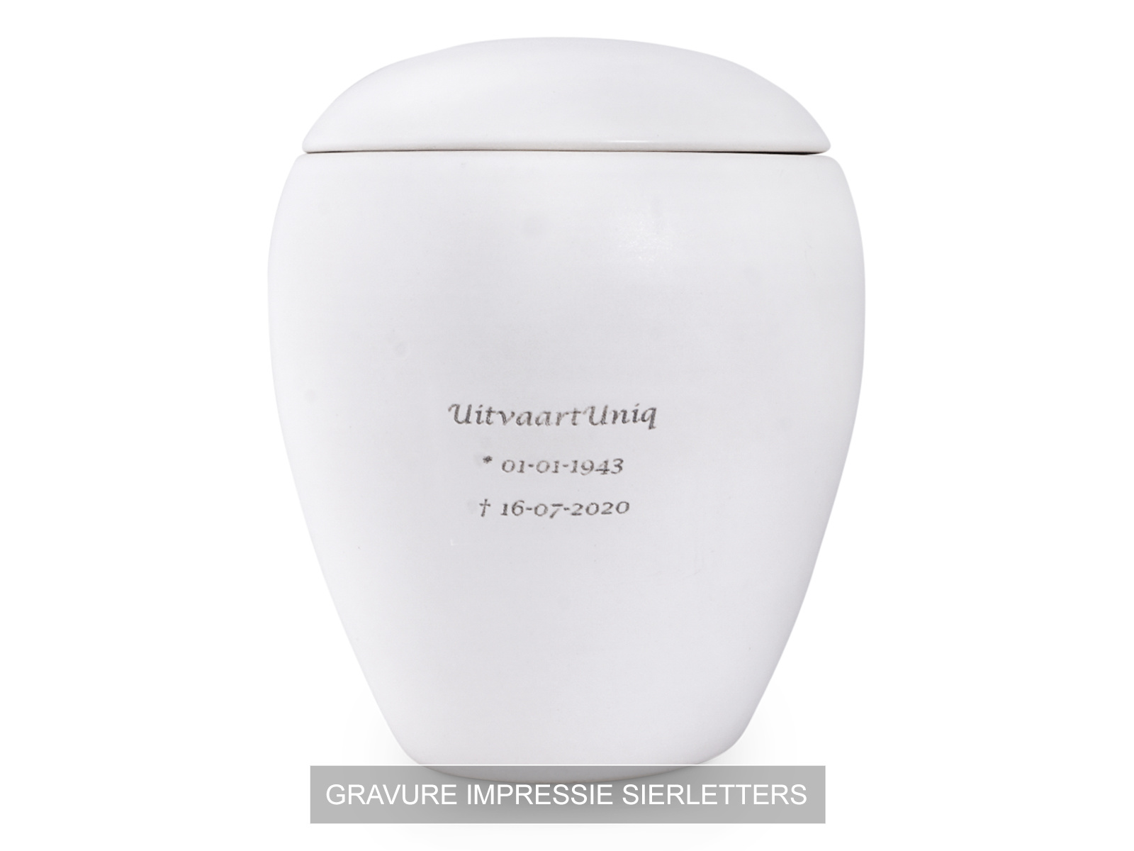  Mini urn sienna olijfgroen met lichtje - keramiek