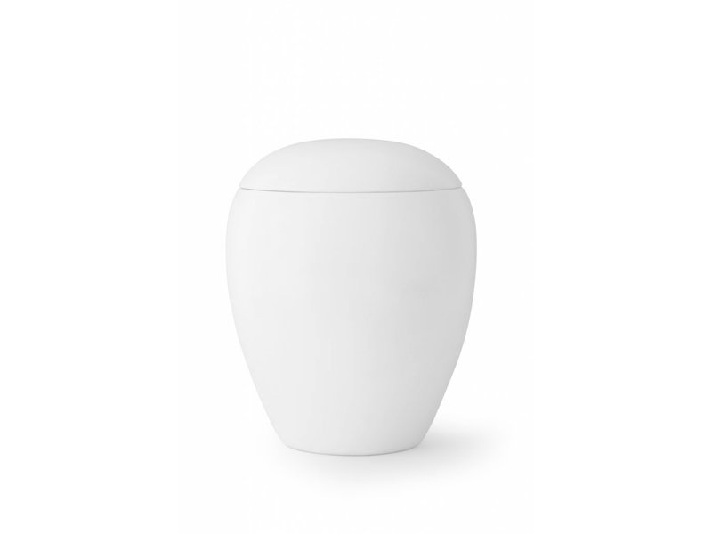 Urn basic wit mat geglazuurd - keramiek