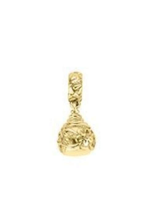 Asbedel urn - goud
