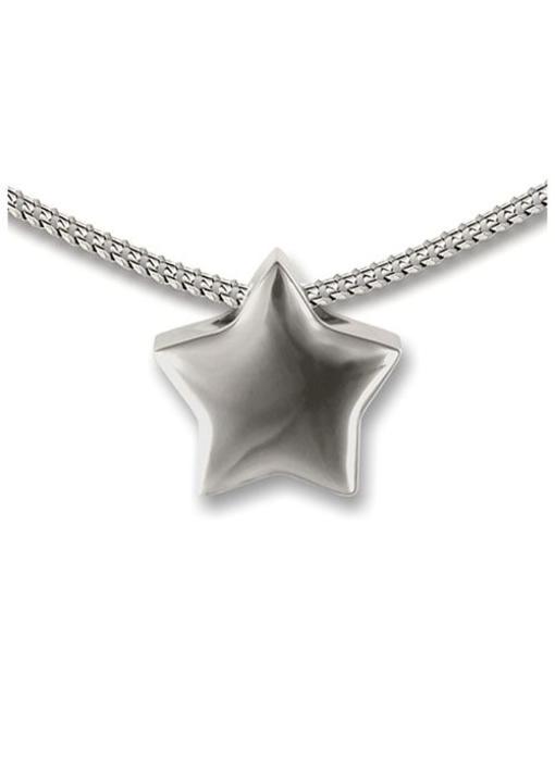 Ashanger 3D ster - 925 Sterling Zilver