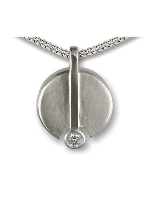 Ashanger symbool - 925 Sterling zilver met zirkonia