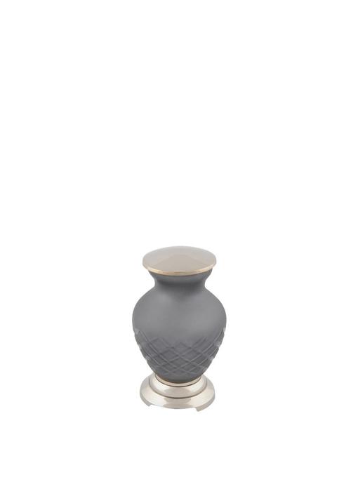 Mini urn zwart barok - glas