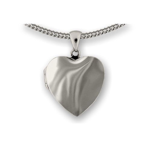  Ashanger wolken hart medallion - 925 Sterling zilver