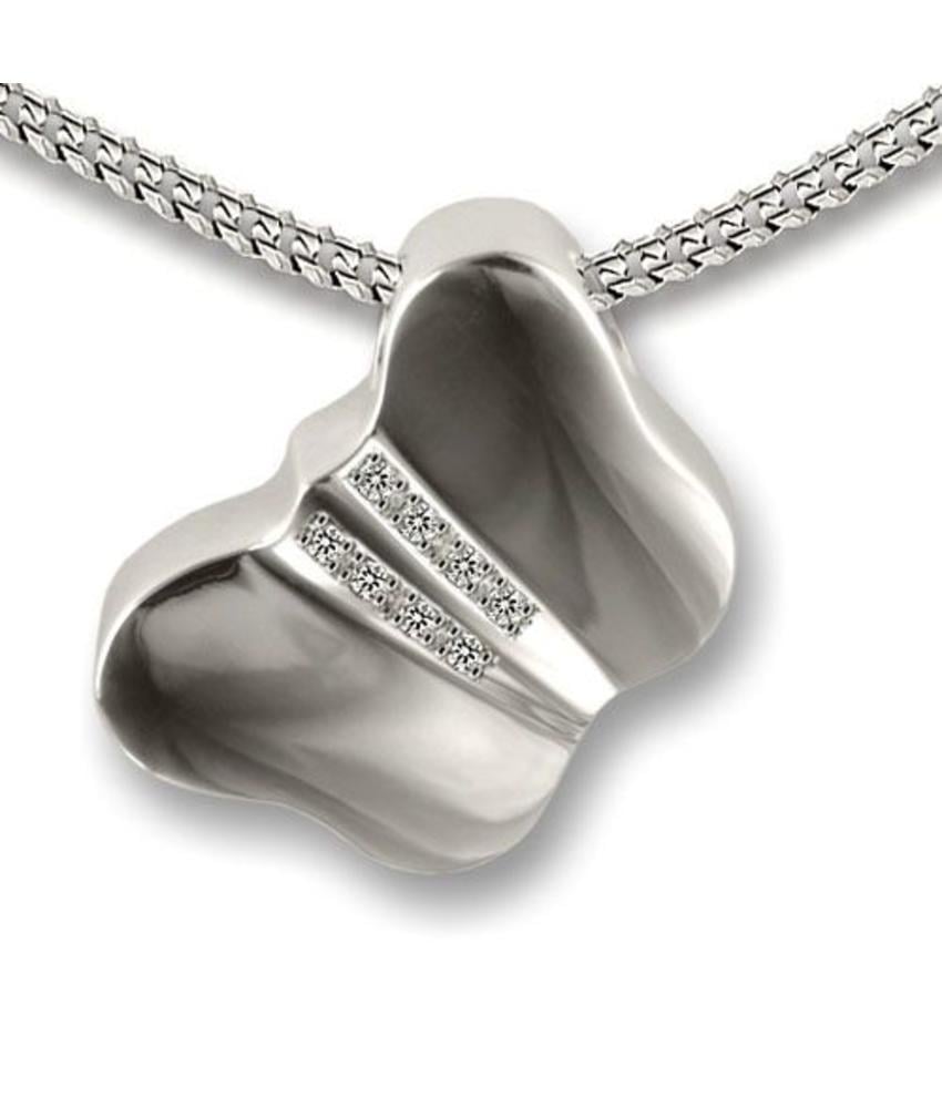 Ashanger vlinder - 925 Sterling zilver met zirkonia