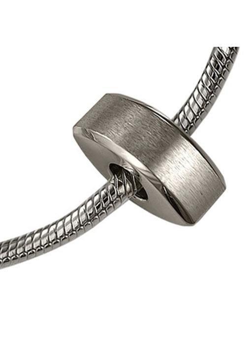 Asbedel rond - zilver