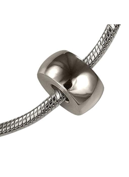 Asbedel rond radiaal - zilver