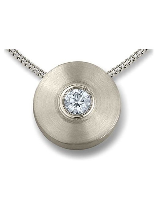Ashanger oog klein - 925 Sterling zilver met zirkonia