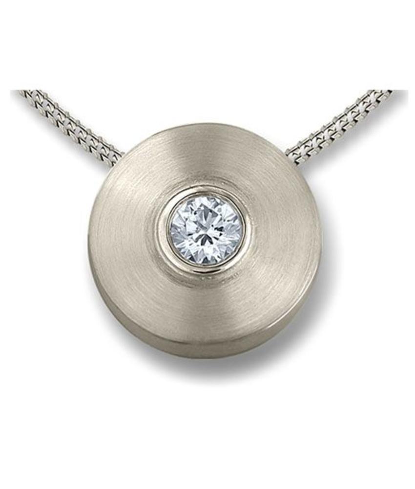 Ashanger oog klein - 925 Sterling zilver met zirkonia