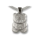 Ashanger beertje - 925 Sterling zilver