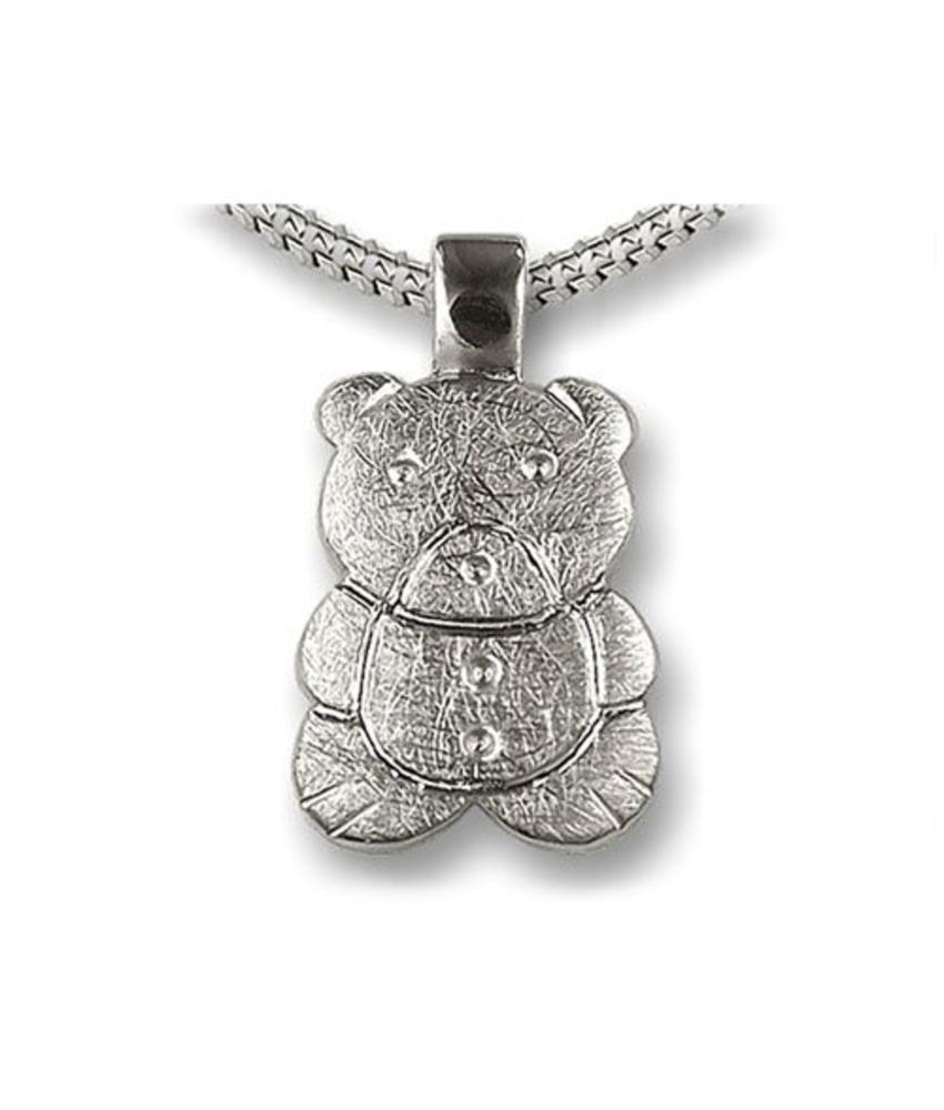 Ashanger beertje - 925 Sterling zilver