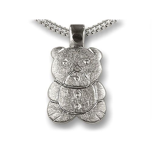  Ashanger beertje - 925 Sterling zilver