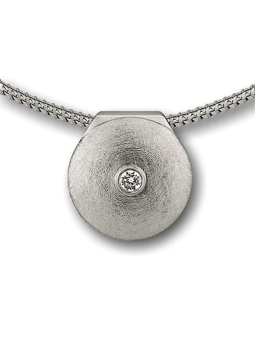 Ashanger oog - 925 Sterling zilver met zirkonia